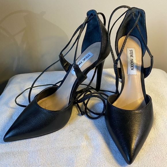 Steve Madden Pointed Lace-Up Heels